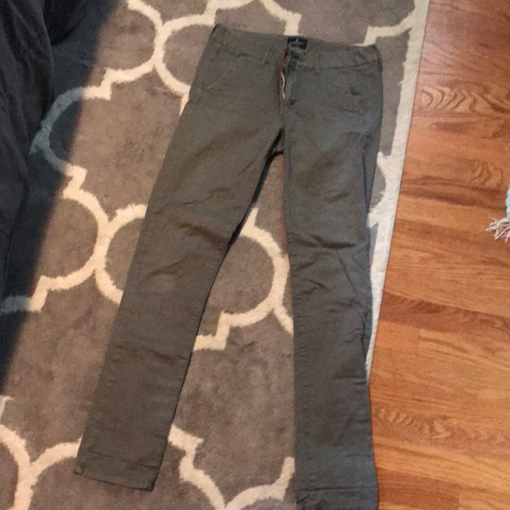 AE skinny khakis